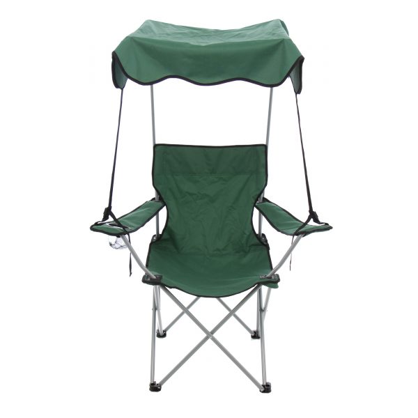 Scaun camping pliabil cu protectie solara ,ATS , din metal, rezistenta UV