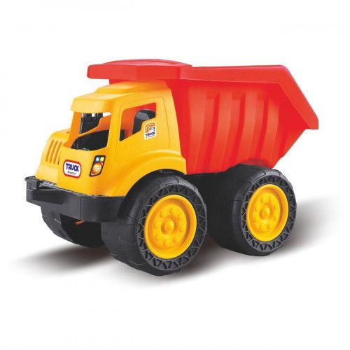 Camion de constructii pentru copii, din plastic,ATS,33x17x24 cm