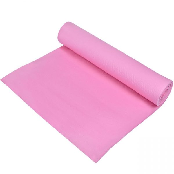 Saltea de antrenament, sala de culoare roz, din spuma, lungime 180 cm, pentru interior sau exterior, ATS