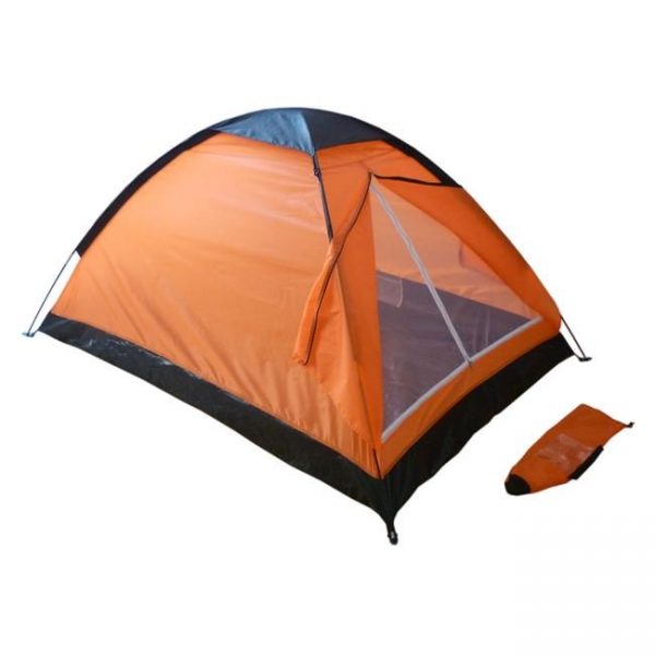 Cort camping 2 persoane ATS, Material rezistent, Lungime x Latime Inaltime: 200x140x100 cm