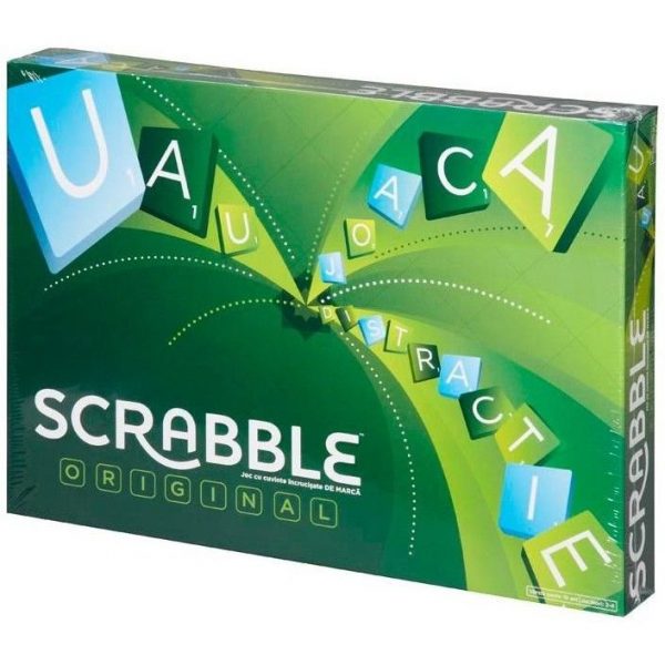Joc pentru copii Scrabble , compune cuvinte in limba romana pe tabla, ATS