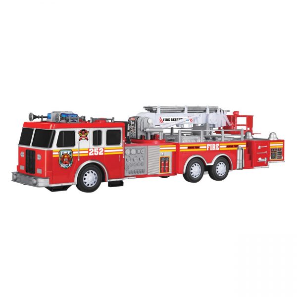 Masinuta pompieri cu sunete si lumini, rosu, 68 x 13 x 18 cm