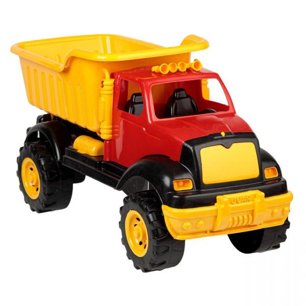 Camion de constructie cu remorca mare pentru copii, 53x22x29 cm, ATS