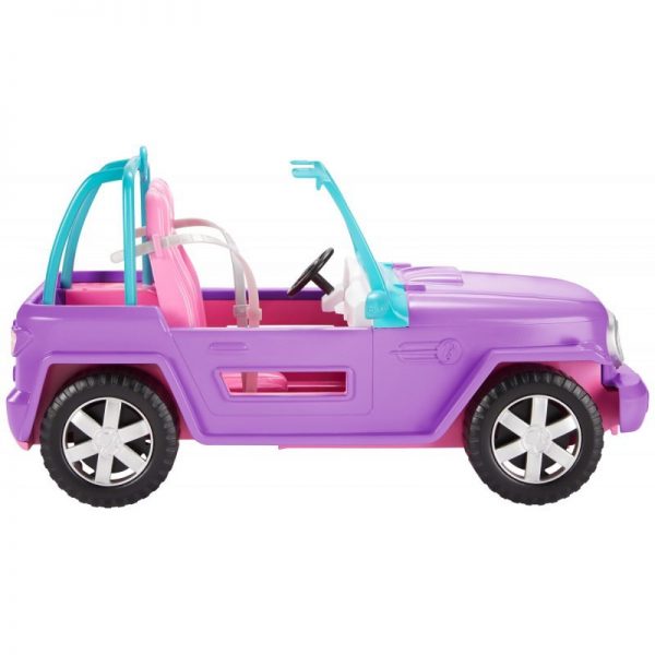 Masina mov de teren model Barbie , Dimensiuni ambalaj 22 cm x 33 cm x 19 cm, pentru fete