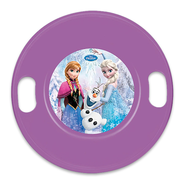 Sanie disc cu manere Frozen cu Elsa Ana si Olaf, pentru zapada, ATS